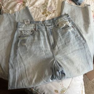 NWT American Eagle Wide Leg Crop Jeans